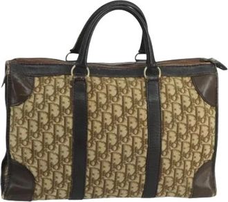 Dior Pre-owned Handbags, female, Brown, Size: ONE SIZE Pre-owned Boston Bag
