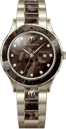 Technomarine Sea Quartz Brown Dial Ladies Watch TM-725058