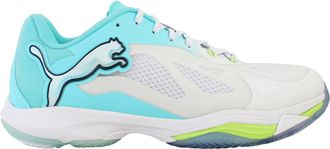 Puma Vantage Nitro Womens White Handball Shoes - Size UK 6.5