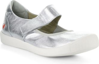 Softinos Igla Mary Jane Sneaker in Silver at Nordstrom, Size 10-10.5Us