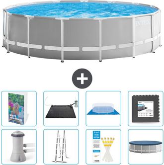 Intex Piscina Prism Frame Redonda - 457x122 Cm - 9-piezas S543