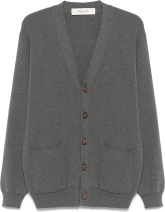 Golden Goose Golden MS Knit Cardigan Cotton With Logo
