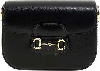 Gucci Black Horsebit 1955 Small Crossbody Bag