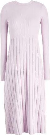 8 by YOOX VISCOSE DIAMOND PLEATED MIDI DRESS