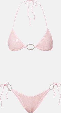 Os&eacute;ree Sequined bikini