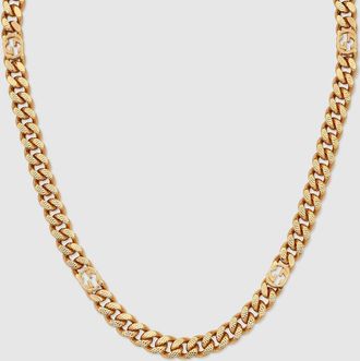 Gucci Interlocking Necklace, Gold-toned metal, Gold-toned metal