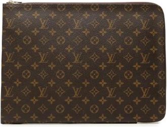 Louis Vuitton Pre-owned Clutches, female, Brown, Size: ONE SIZE Pre-owned Clutch