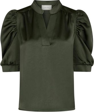 Neo Noir Blouses & Shirts - Dames - Blouses - Groen - 2XL - Overhemden