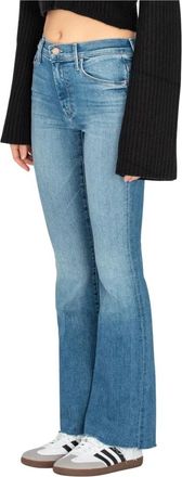 Mother Boot-cut Jeans, female, Blue, Size: W27 Denim Jeans for Women