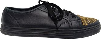 Gucci Womens Leather California Studded Low-Top Sneaker (Authentic Pre-Loved)