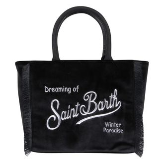 MC2 Saint Barth Tassen, Dames, Zwart, ONE Size, Colette Velvet Bag