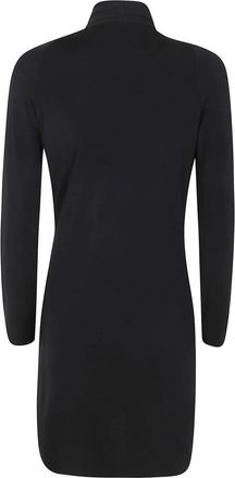 Tom Ford V-Neck Cocktailjurk MET Lange Mouwen EN BAR - Dames - Korte kleedjes - Zwart - M - Kleedjes