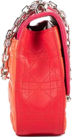 Dior Borsa a spalla Cannage trapuntata - Rosa