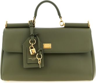 Dolce & Gabbana Bicolor Calfskin Womens Handbag