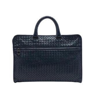 Bottega Veneta Pre-owned Borsa da Lavoro in Nappa Intrecciata - - Pre-owned - unisex - Blu - ONE SIZE