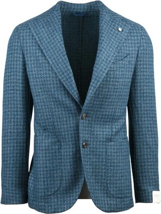 L.B.M. 1911 Giacca Stondata - Heren - Blazers - Blauw - 3XL - Katoen - Jassen