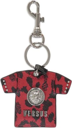 Versace leather keyring - unisex - Calf Leather - One Size - Red