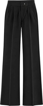 Marella Emmosso 1 Wide Broeken - Dames - Wijde Broeken - Zwart - XL - Denim - Broeken