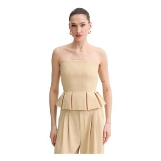 Gestuz Stacy Top - Tops - Mujer - Beige - L