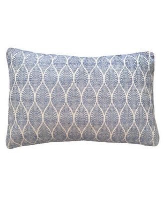 Anaya with Love Summer Flora Indoor Outdoor Pillow in Indigo at Nordstrom, Size 24X24