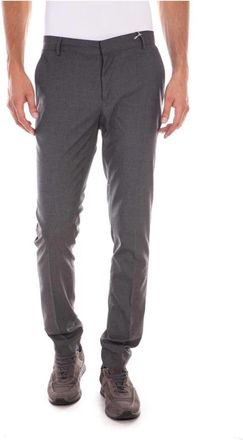 Daniele Alessandrini Jeans - Heren - Nette broeken - Grijs - XL - Polyester - Broeken