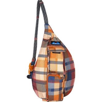 Kavu Mini Rope Sling Pack - Womens in Cabin Plaid at Nordstrom