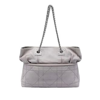 Dior Pre-owned Tote Bags, female, Gray, Size: ONE SIZE Pre-owned Granville Tote