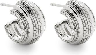 Monica Vinader Orecchini a cerchio Heirloom piccoli - Argento