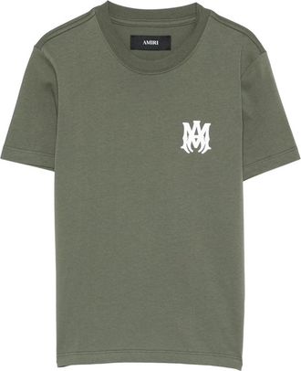 Amiri T Shirt Verde-Donna