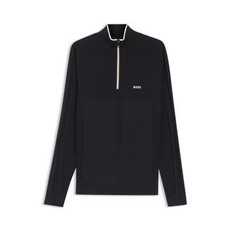 BOSS Zip-neck sweater