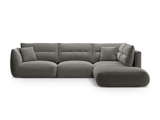 CXL by Christian Lacroix Sof&aacute; esquinero derecho modular 7 plazas tejido estructural gris oscuro