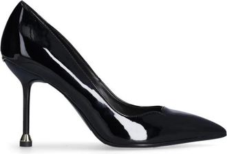 Liu Jo Zwarte lak hart halslijn pumps - Dames - Pumps - Zwart - 37 EU - Schoenen