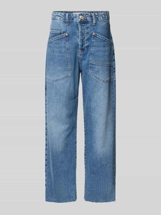 M.A.C Baggy Jeans mit 5-Pocket-Design in Hellblau, Gr&ouml;&szlig;e 32