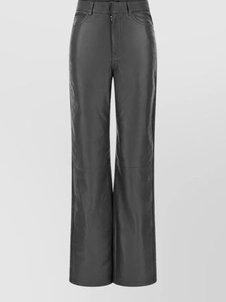 Rotate leather trousers
