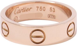 Cartier Pink Gold Pink Gold (18K) Band Ring (Pre-Owned)