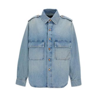 3x1 Denim Shirts, female, Blue, Size: S Kenya Shirt