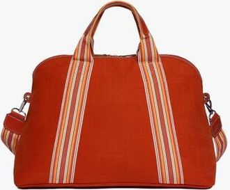 My Style Bags Macari London Duffel Bag in Orange at Nordstrom, Size Large
