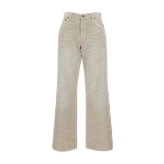 Haikure Straight Jeans - Dames - Regular Fit Jeans - Wit - W28 - Katoen - Jeans