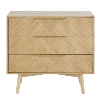 Maisons du monde C&oacute;moda tallada con 3 cajones 86 cm