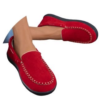 Generic Womens Trainers Low-Top Casual Shoes | Comfortable Lightweight Leisure Footwear for Daily Walking, Casual Outings | Suede & Smooth Panel Design, Durab