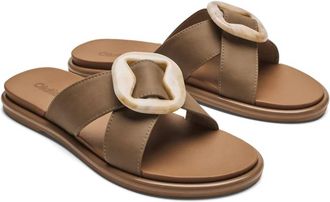 Olukai Womens Lai Slide Versatile Slide Sandal In Tan