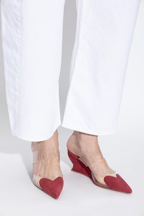 Alaia Wedge Shoes, Womens, Red