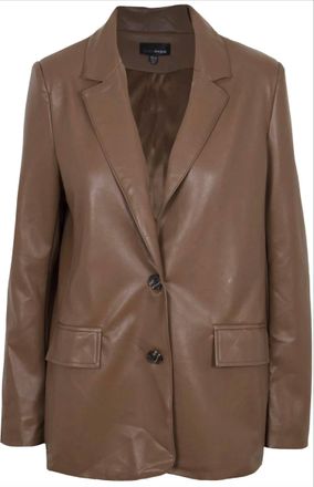 Lucy Paris Adler Faux Blazer In Brown