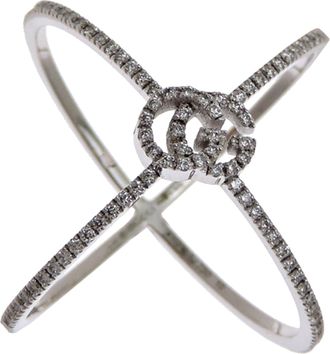 Gucci White Gold (18K) Band Ring (Pre-Owned)