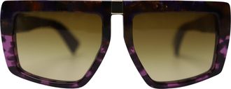 Miu Miu Miu Miu Schildpad Oversized Zonnebril in Multicolor Acetaat