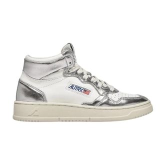 Autry Sneakers, female, Gray, Size: 10 US Medalist Mid Sneakers