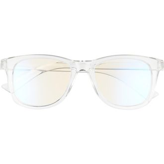 The Book Club Grime In Banishment 52mm Blue Light Blocking Reading Glasses in Clear at Nordstrom, Size +1.50