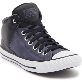 Converse Gender Inclusive Chuck Taylor All Star High Street Mid Cold Star in Cold Stare/Black at Nordstrom Rack, Size 12.5 Womens / 10.5 Mens