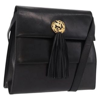 Ferragamo Pre-owned Shoulder Bag - Dames - Pre-owned - Zwart - Maat: ONE Size Leer