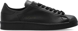 Yohji Yamamoto Schoenen, Dames, Zwart, 38 1/2 EU, Leer, Superstar Sneakers